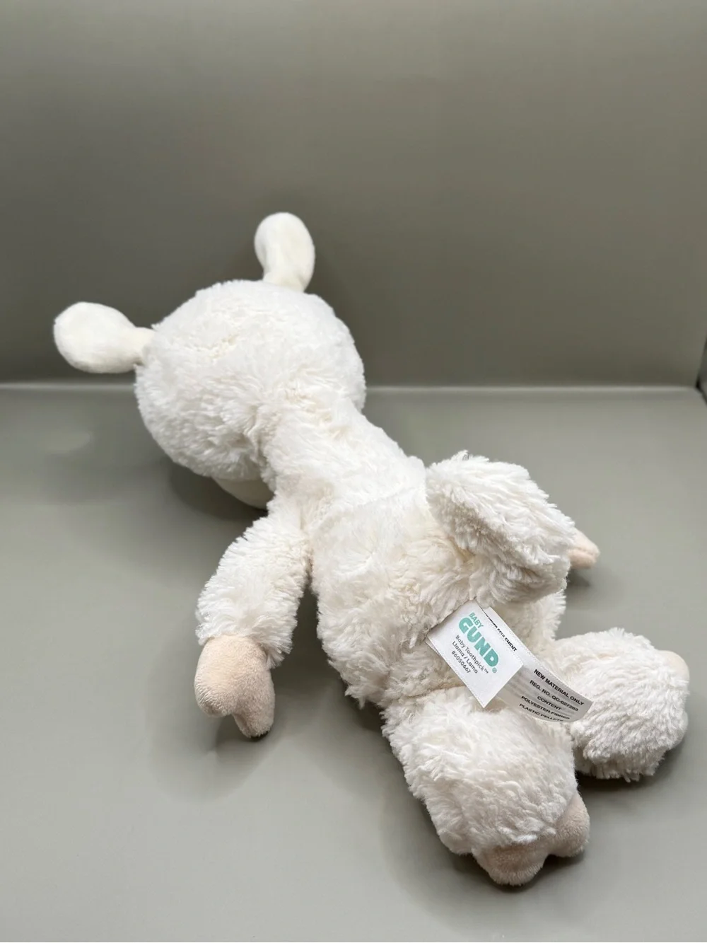 GUND Baby Toothpick Llama Cream Baby Lovey Soother Plush Stuffed Animal